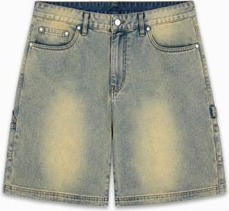 Black Bananas Korte Broeken, Heren, Blauw, W32, Denim, V2 Worker Short Denim
