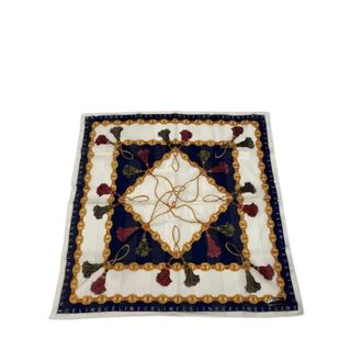 Celine Pre-owned Scarves, female, White, Size: ONE SIZE Pre-owned Silk Scarf