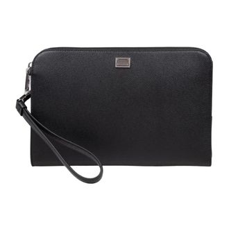 Dolce & Gabbana Heren, Tassen, Zwart, Maat: ONE Size Katoen
