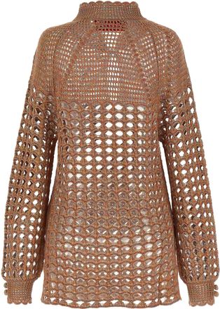 Valentino Garavani Womens Multicolor Linen Cardigan Clothing