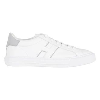 Hogan H691 Veterschoenen - Heren - Sneakers - Wit - 39 1/2 EU - Leer - Schoenen