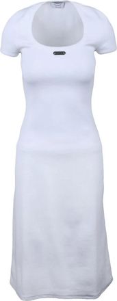 Alexander McQueen Dames, Jurken, Wit, Maat: S Katoen
