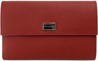 Bulgari Pre-owned Wallets, female, Red, Size: ONE SIZE Pre-owned Vintage Wallet