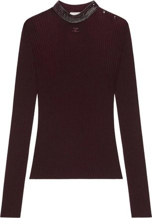 Courr&egrave;ges Mujer, Jerseys, Rojo, Talla: M