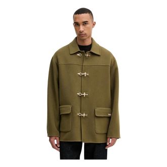 Dr&ocirc;le de Monsieur Hombre, Abrigos, Verde, Talla: L