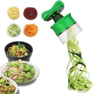 OEM Cortador De Verduras En Espiral - Pl&aacute;stico Abs Sin Bpa Y Acero Inoxidable - Para Calabacines, Zanahorias Y Pepinos - Compacto Y Ligero
