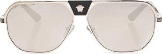 Versace Ve 2294 Zonnebrillen - Heren - Zonnebrillen - Grijs - 61 MM - Accessoires