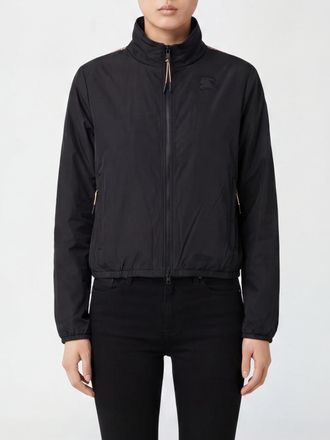 Burberry Giacca a vento corta in tessuto tecnico stretch con logo EKD tono su tono