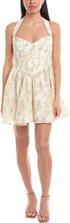 Bardot Pollie Halter Mini Dress