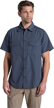Craghoppers Heren Kiwi II Shirt Met Korte Mouwen (Omberblauw)