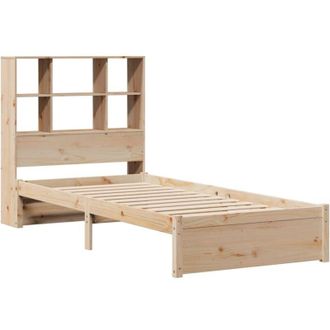 vidaXL Bookcase Bed without Mattress 90x190cm Single Solid Wood Pine Vidaxl