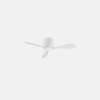 Netlighting Bora 3 Blade 98.8cm Ceiling Fan with LED Light White Small