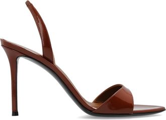 Giuseppe Zanotti Clandestino Heeled Sandalen - Dames - Sandalen met hakken - Bruin - 39 1/2 EU - Leer - Schoenen