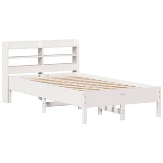 Berkfield Home Decorative Bed Frame without Mattress White 90x190 cm Single Soli