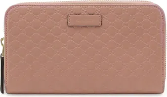 Gucci Pink Leather Coin Purse/Coin Case (Pre-Owned)