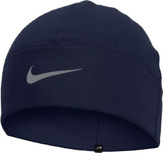 Nike Therma Fit Swoosh Fleece Beanie (Marineblauw)