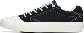 Anta (WMNS) ANTA Life Series Sneakers Canvas Black White 122228077S-2