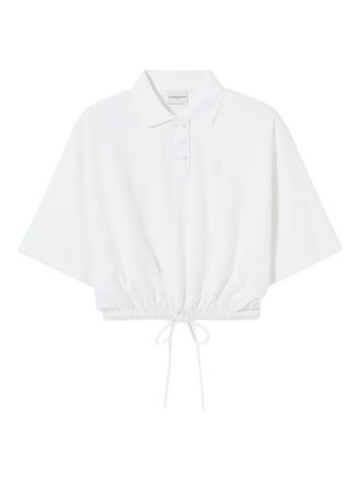 Claudie Pierlot blouse met trekkoord - Wit