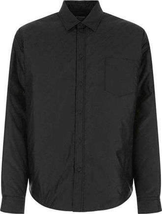 Balenciaga Allover Logo Shirt Black 681457TKO401000
