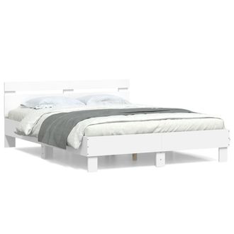 Berkfield Home Bed Frame without Mattress White 140x200 cm