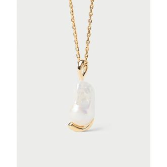 PD Paola La Perla Pendant Necklace in Brass at Nordstrom