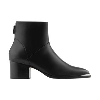 Maison Toufet Bottine Marylou - Dames - Laarzen met Hak - Zwart - 38 EU - Leer - Schoenen