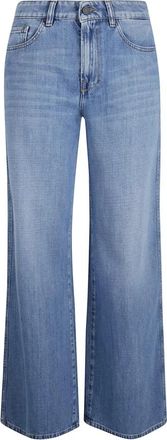 3x1 The Kat Night Sail - Dames - Loose Fit Jeans - Blauw - W27 - Katoen - Jeans