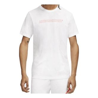 Nike Jordan Air Jordan 23 ENGINEERED Dri-FIT Quick Dry Casual Sports Short Sleeve White CJ6205-100