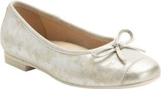 Alegria By Pg Lite Talya Cap Toe Ballet Flat in Champagne Mist at Nordstrom, Size 9.5Us