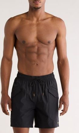 BOSS Neo Swim Trunks in Black at Nordstrom Rack, Size Small
