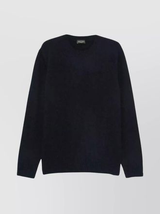 Roberto Collina crew neck sweater with ribbed cuffs and hem