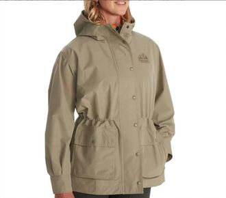 Marmot 78 All Weather Hooded Waterproof Parka In Vetiver Khacki
