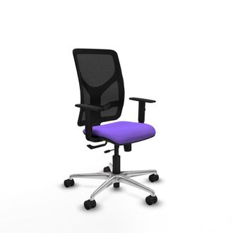 Piqueras y Crespo Silla Piqueras Y Crespo Motilla Negro Respaldo Fijo Soporte Lumbar