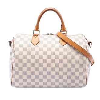 Louis Vuitton Pre-owned Handbags, female, White, Size: ONE SIZE Pre-owned Speedy Bandouliere 30