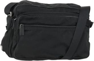 Prada Pre-owned Nylon Cross Body Bag - Dames - Vintage Schoudertas - Zwart - ONE Size - Nylon - Vintage