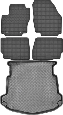 OEM Juego De Alfombrillas De Goma Para Coche Y Maletero Para Ford Mondeo Iv Hatchback (2007-2011)
