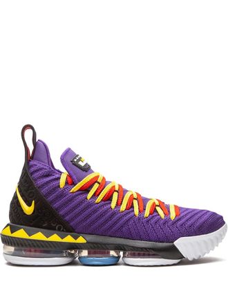 Nike LeBron XVI sneakers - unisex - Polyester/Polyester/Rubber - 13 - Purple