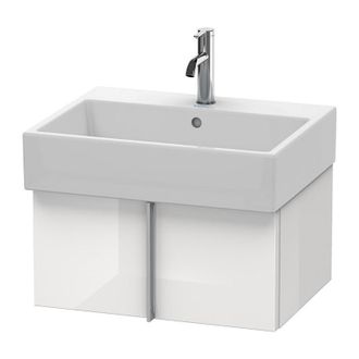 Duravit Mueble De Pared Duravit Vero Air 58,4 X 43,1 Cm, 1 Extra&iacute;ble, Para Vero Air 235060, Color (frente/cuerpo): Decoraci&oacute;n Blanca De Alto Brillo - Va612502