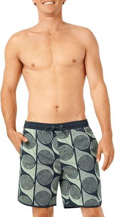Rip Curl Spiral Volley Swim Trunks in Dark Navy at Nordstrom, Size Xx-Large