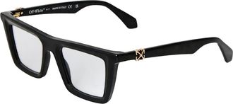 Off-white Off White Rechthoekige zonnebril voor heren, model 7s (Zwart)