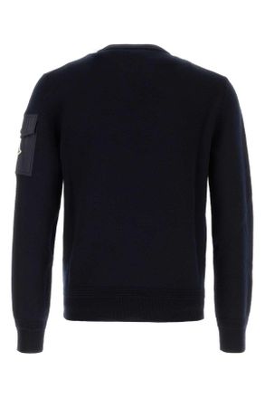 Moncler Crew Neck Sweater - Navy