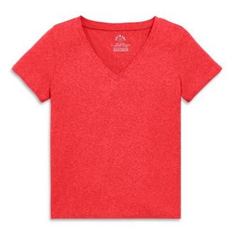 primary Adult Heathered Easy V-Neck Tee in Strawberry at Nordstrom, Size X-Small