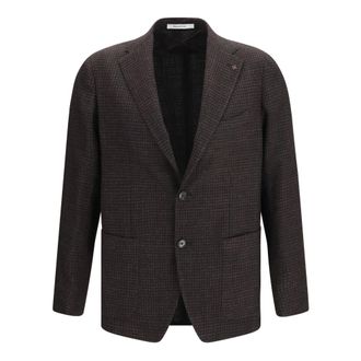 Tagliatore Blazer Monopetto in Lana - - Jackets - Uomo - Marrone - XL