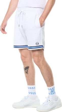 Sergio Tacchini Chiaro Cabana Short in Brilliant White at Nordstrom, Size Xx-Large