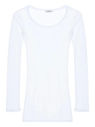 Gimaguas Bahmon long-sleeve mini dress - White