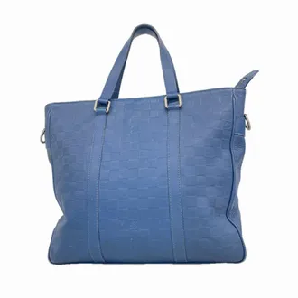 Louis Vuitton Blue Tote Bag (Pre-Owned)