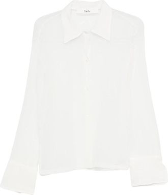 S&eacute;fr Shirts - Dames - Overhemden - Wit - XS - Overhemden