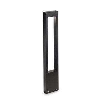 Netlighting Vega 1 Light Outdoor Bollard Black IP44 G9
