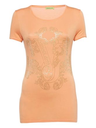 Versace Jeans Couture crew-neck T-shirt - Orange