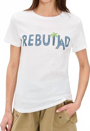 Unfortunate Portrait Womens Short Sleeves Crewneck T-Shirt In White